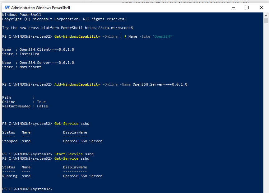 openssh windows gui